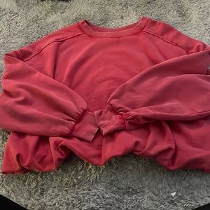 Red free people Crewneck size medium